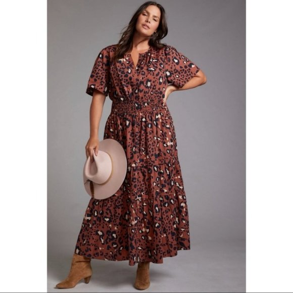 Anthropologie Dresses & Skirts - Anthropologie Somerset Maxi Dress in Leopard